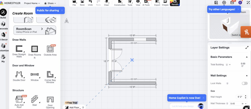 Free Interior Design Layout